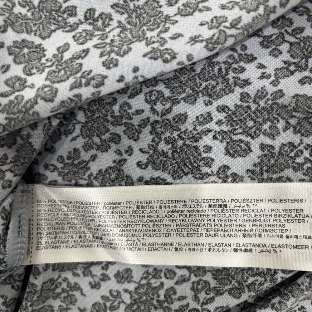 Mango‎ Printed Ruched Dress Size 4 - Picture 8 of 13